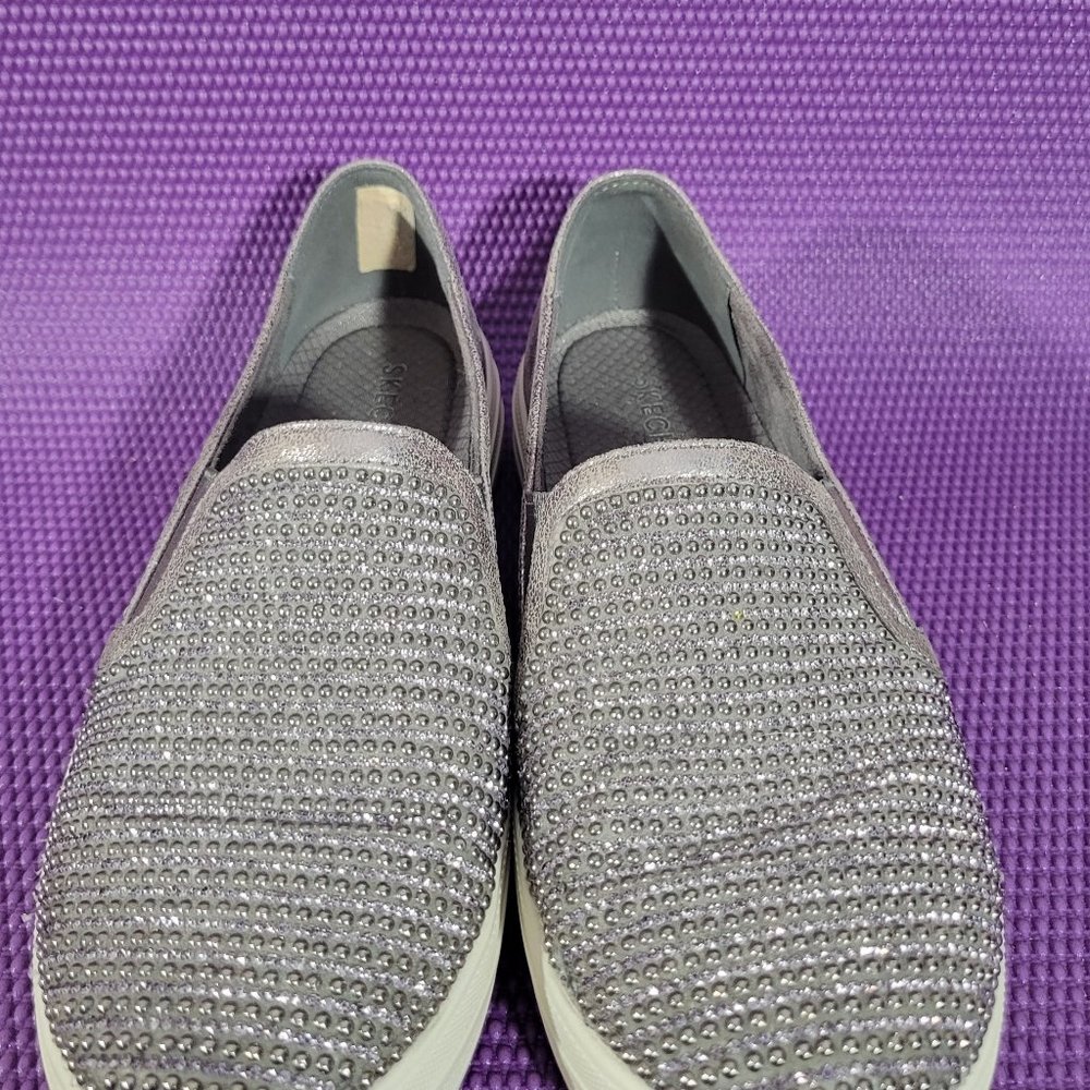 Skechers Double Up Shiny Dancer Platform Sneakers… - image 6